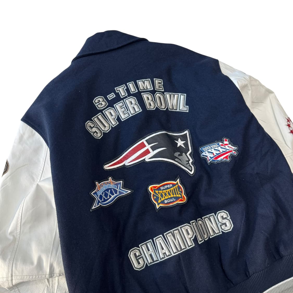 [~110] New England Patriots 슈퍼볼 바시티 자켓  상품이미지8