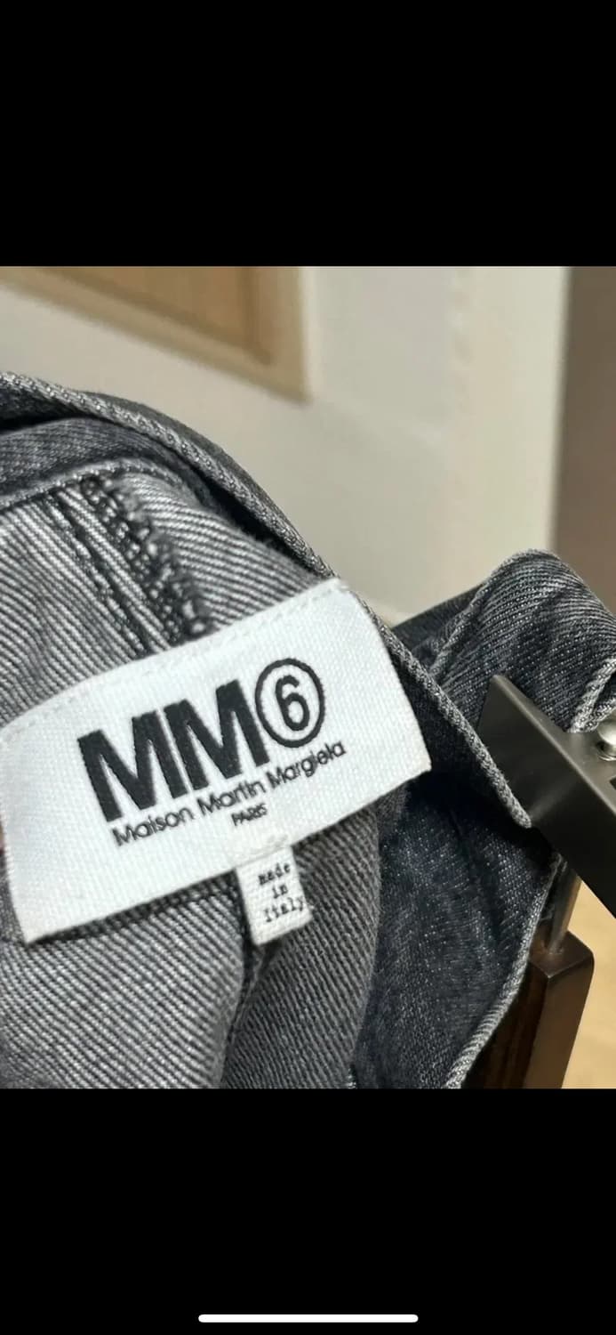 MM6 black denim skirt 데님 스커트 상품이미지3