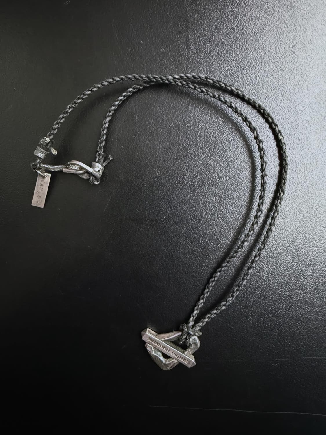 넘버나인 X 잼 홈 메이드 실버 목걸이 상품이미지1