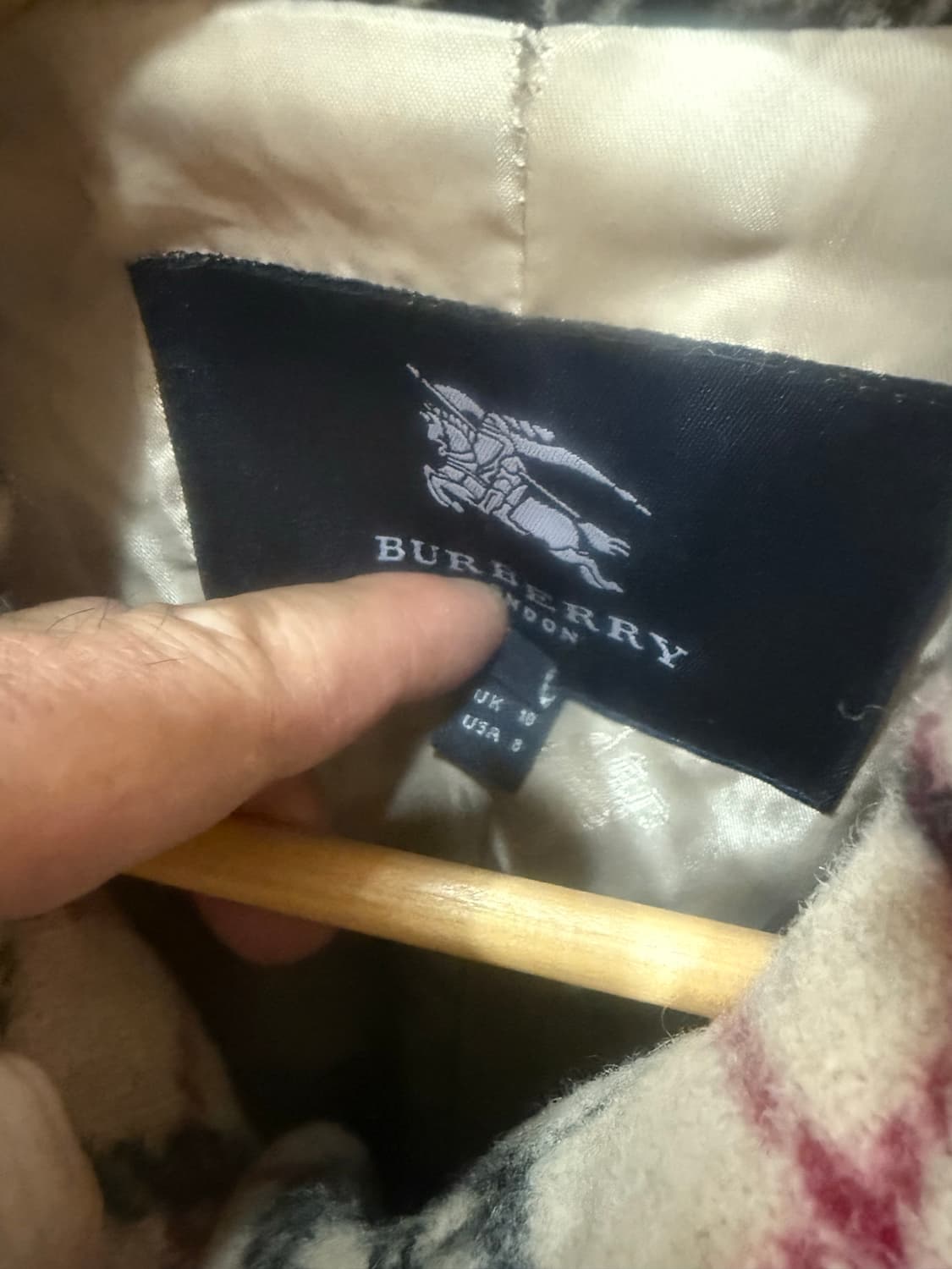 10/66 정품 버버리 노바체크 롱 코트 팝니다 상품이미지4