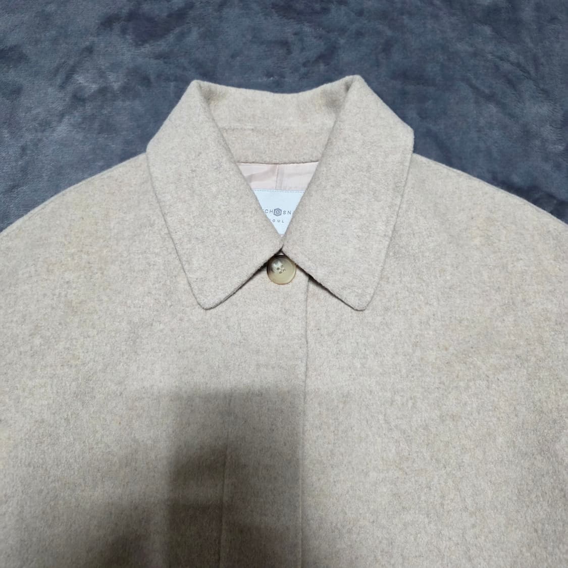 (F)여성 SNAP STITCH 핸드메이드 크롭 울 자켓 상품이미지2