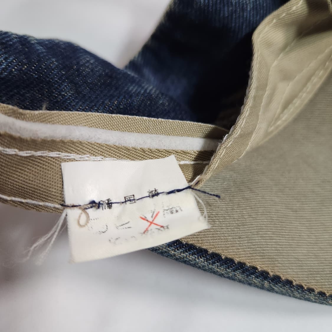 H931 [F] 76 빈티지 청 썬캡 바이저 모자 상품이미지6