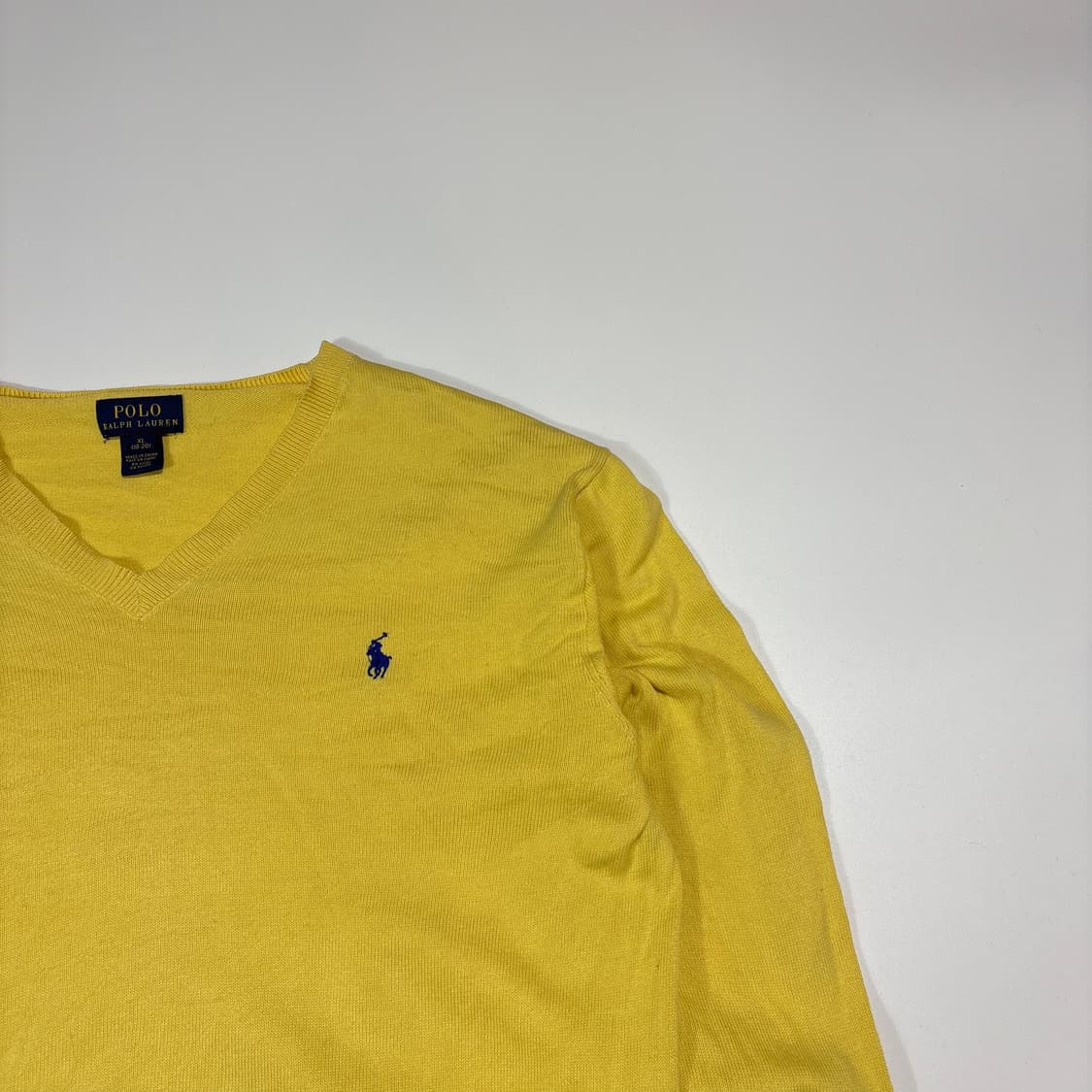 폴로랄프로렌 옐로우 브이넥 니트 상품이미지4