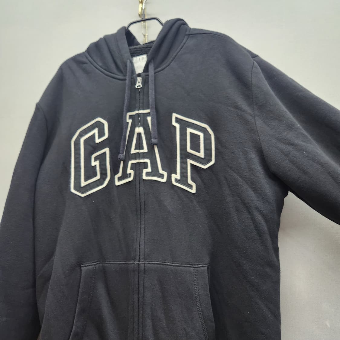 GAP 갭 빅로고 자수 (안감양털)후드집업 L(XL) 상품이미지2