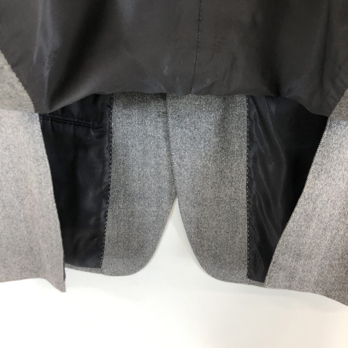 닥스 앙고라 50% 그레이 모직자켓 95 사이즈  상품이미지5