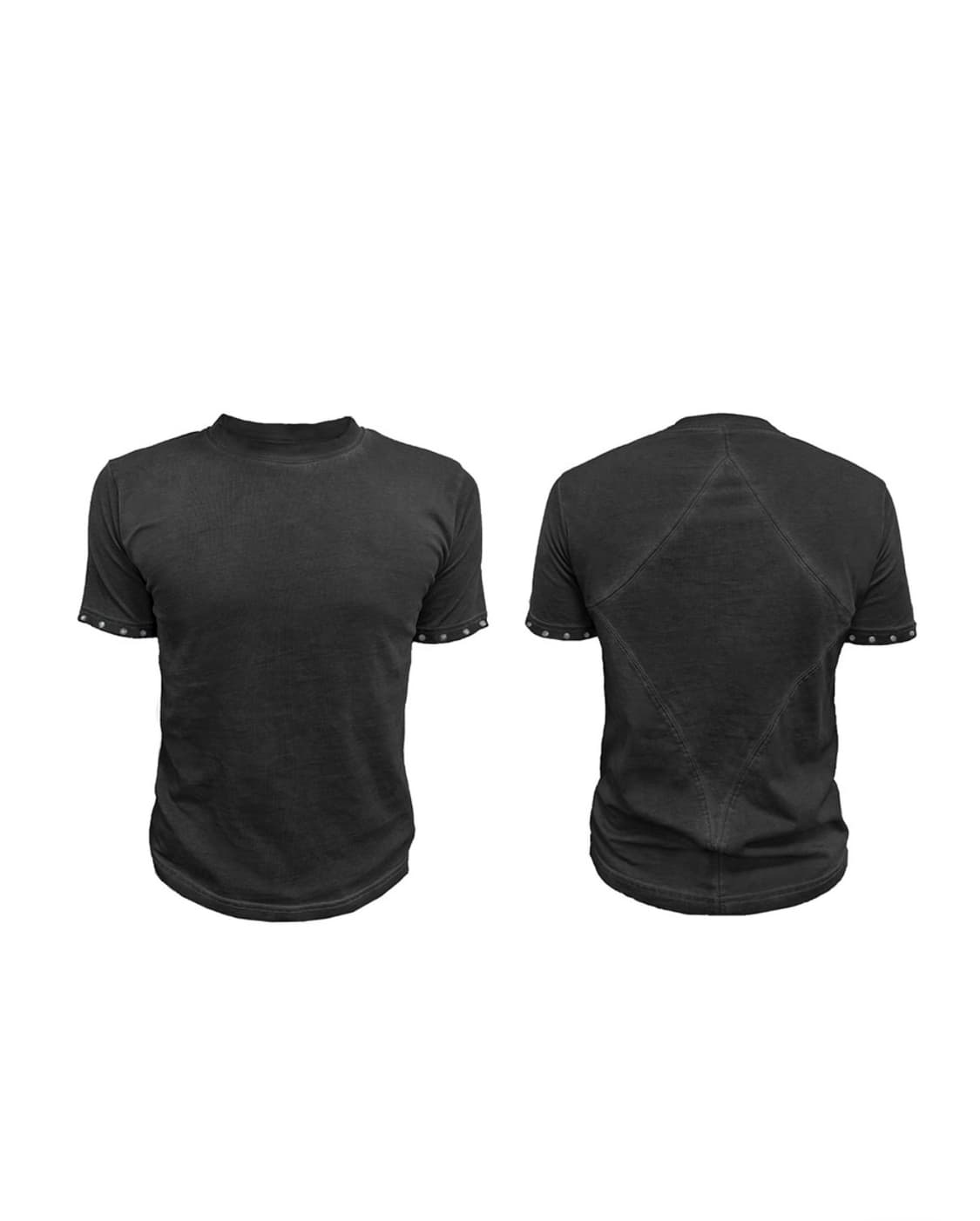 Pearl Stud Washed T-shirt black 상품이미지1