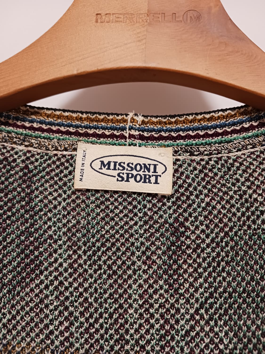 미쏘니 스포츠 니트가디건 상품이미지2