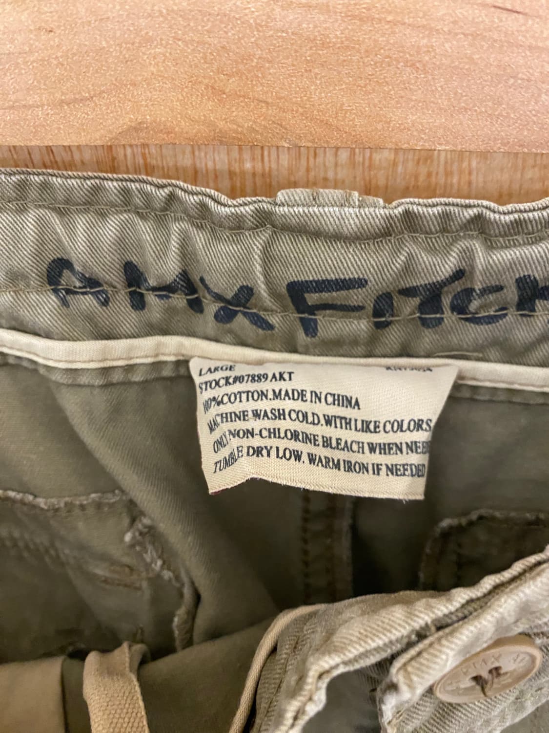 VTG wide double cargo pants 일본 빈티지 더블카고 상품이미지9