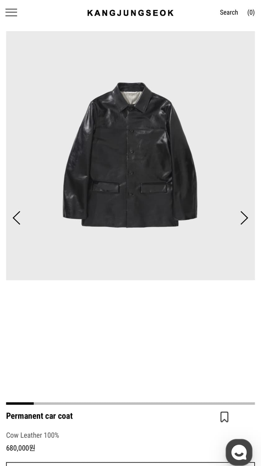 강정석 레더 카코트 (Permanent car coat) 상품이미지1