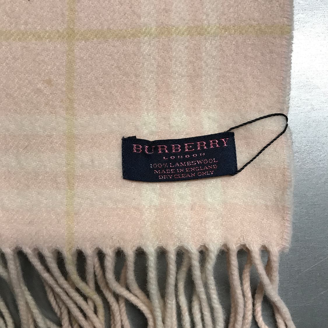 버버리 정품 램스울 머플러 핑크 상품이미지4