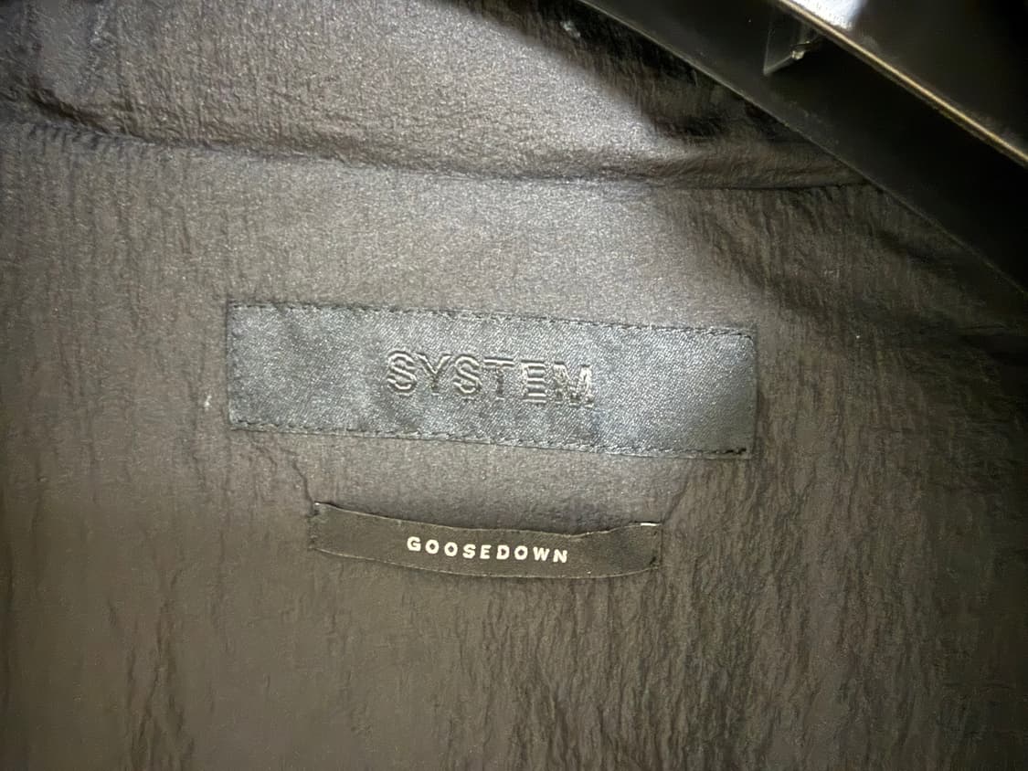시스템옴므 크링클 구스다운 패딩베스트 105 상품이미지2