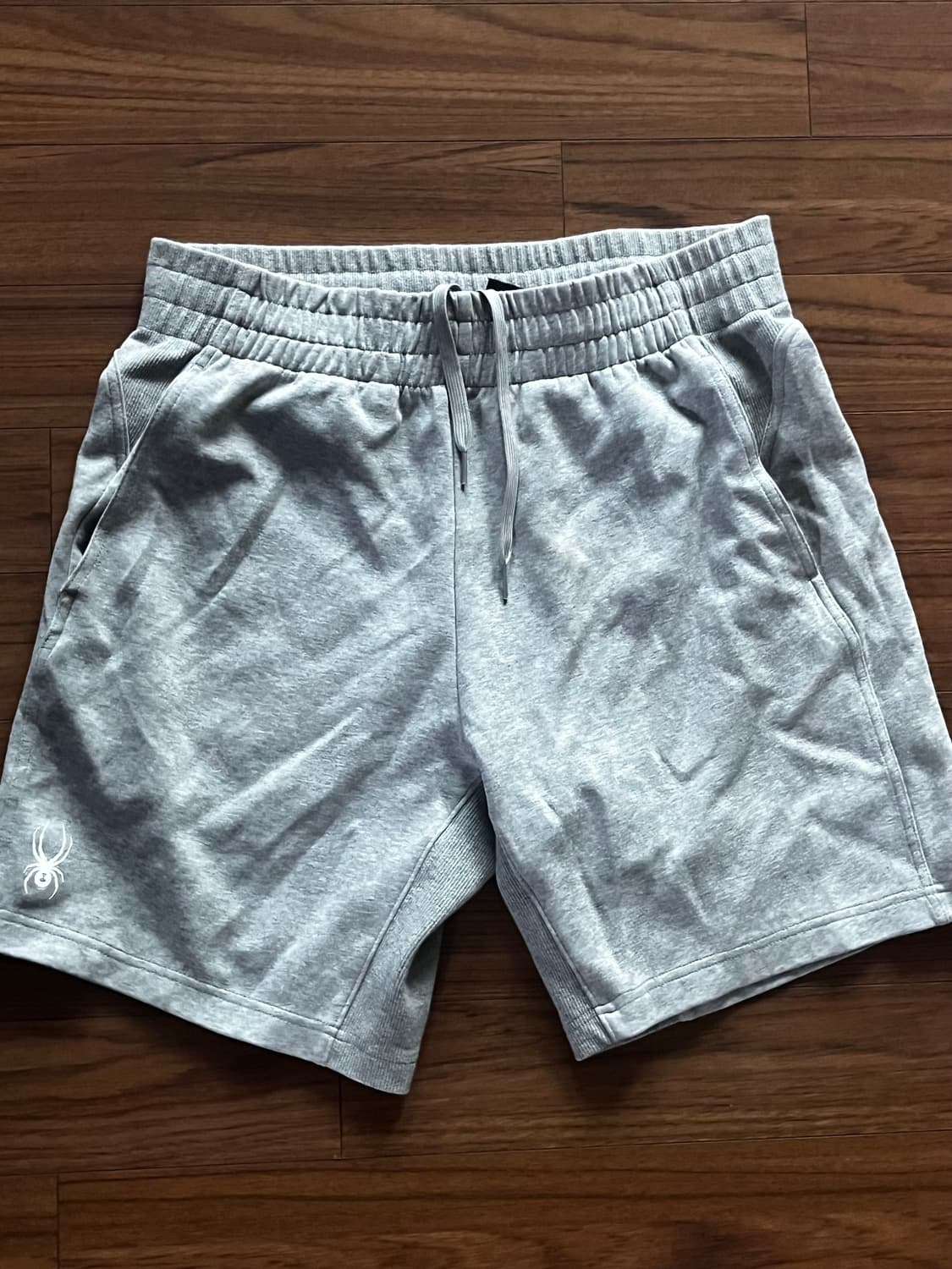 스파이더 트레이닝 숏팬츠, 반바지 그레이 M 상품이미지1