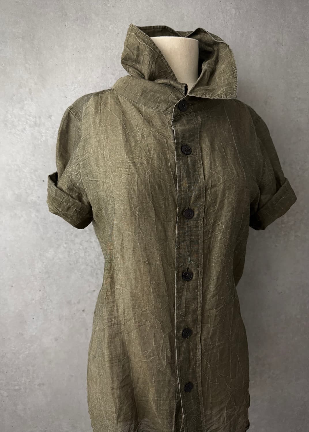 Yohji Yamamoto crinkle shirt 상품이미지4