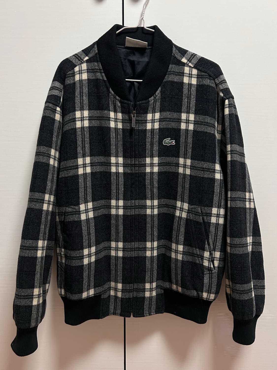 라코스테 체크 봄버 자켓 95 상품이미지1