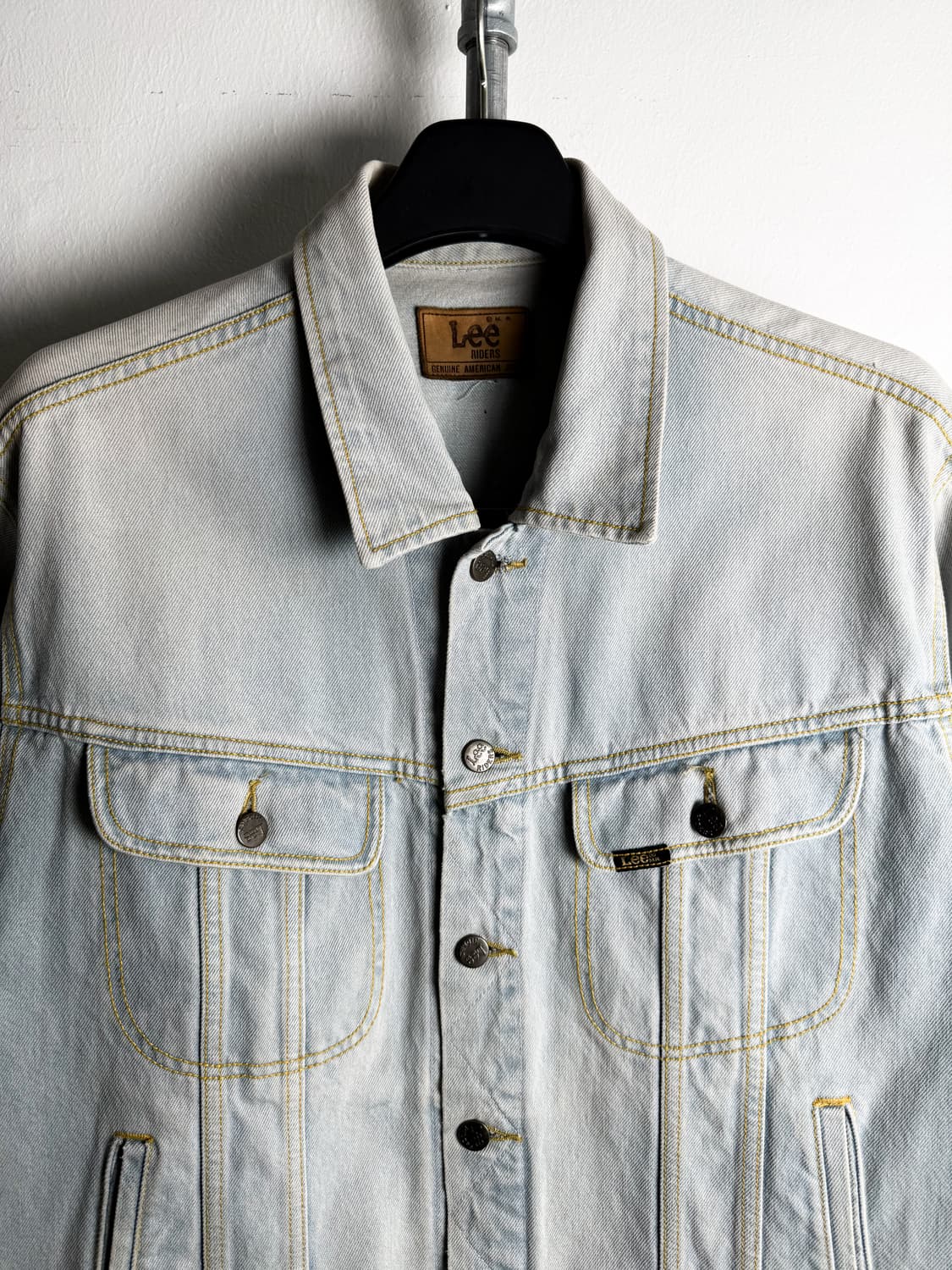 90s Vintage Lee Denim Trucker Jacket 상품이미지4