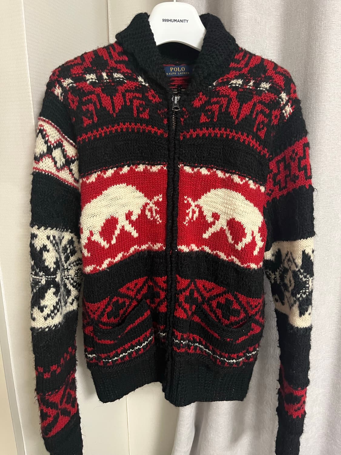 폴로 코위찬 니트집업 M 상품이미지1