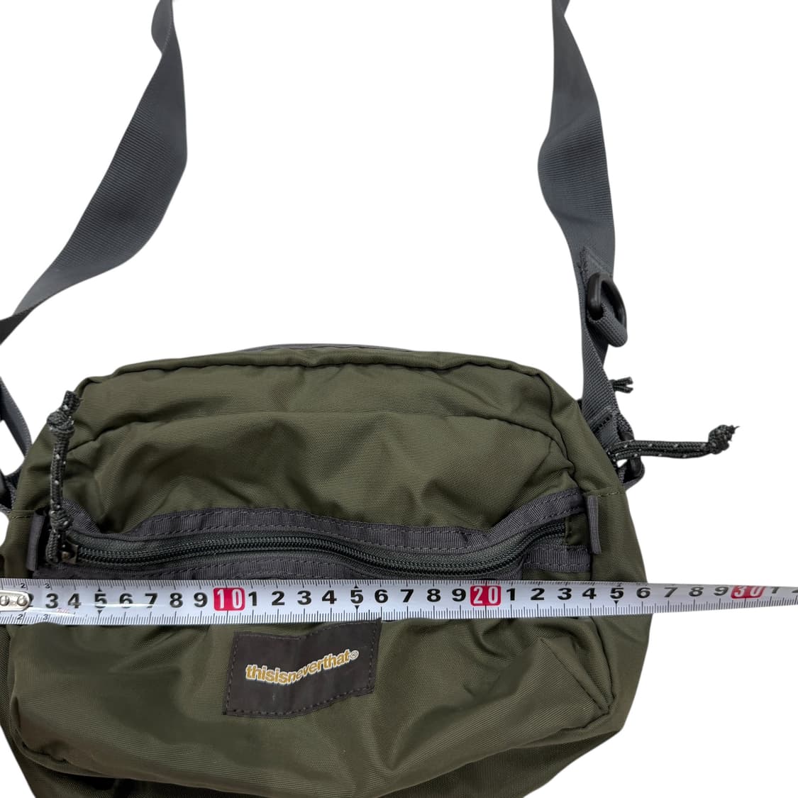 디스이즈네버댓 코듀라 나일론 크로스백 가방 올리브 그린 상품이미지7