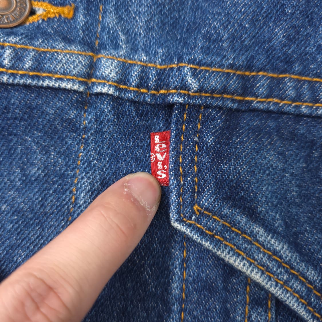 리바이스 90's 데님자켓 중청 (XL) 상품이미지3