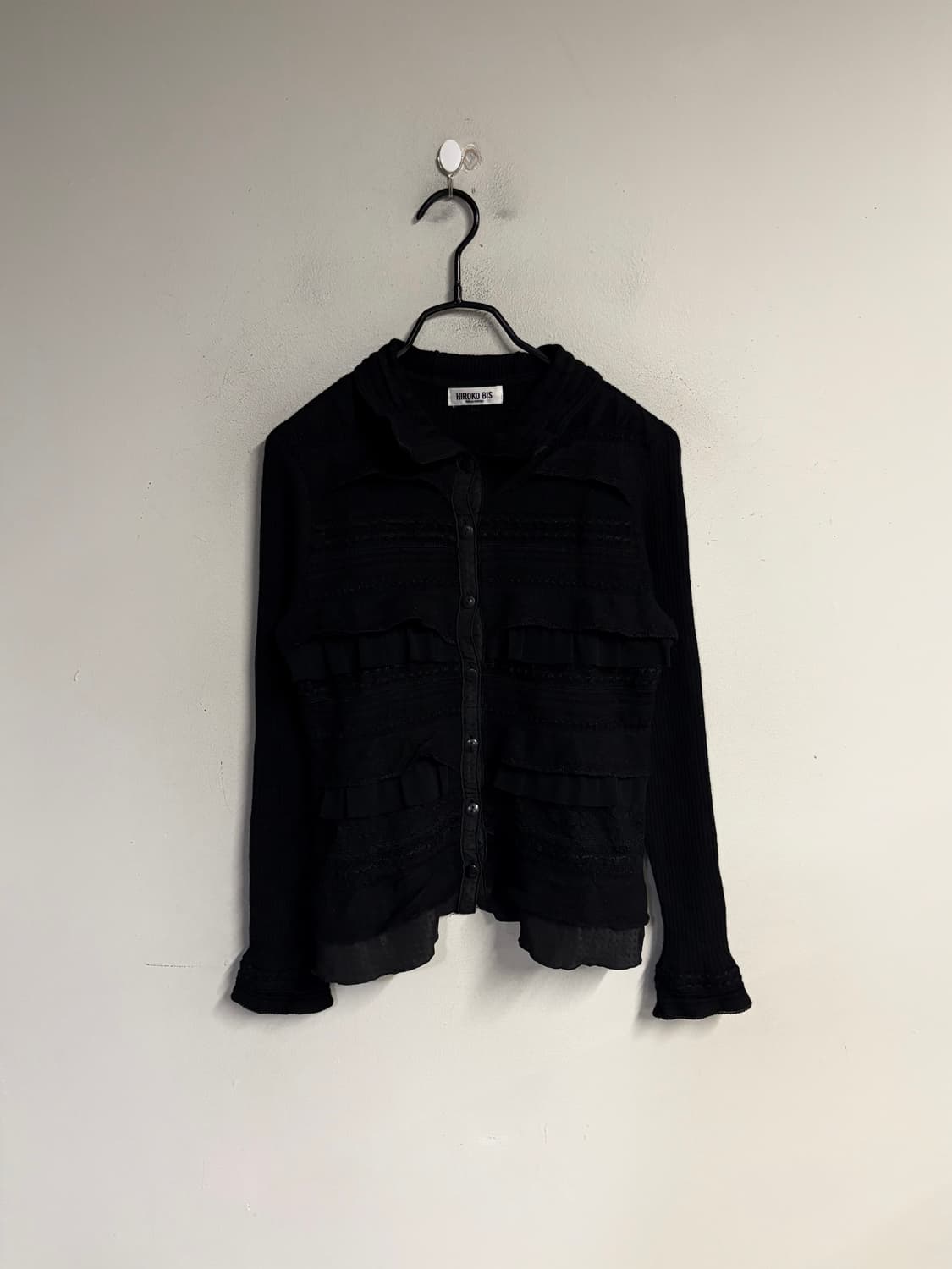 HIROKO BIS ruffle layered cardigan  상품이미지2