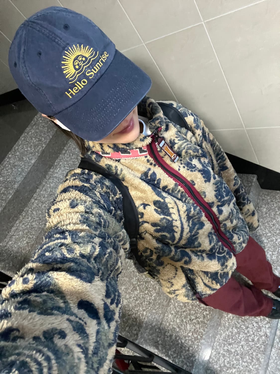 베이스레인지 더글라스팬츠 aster brown red 상품이미지3