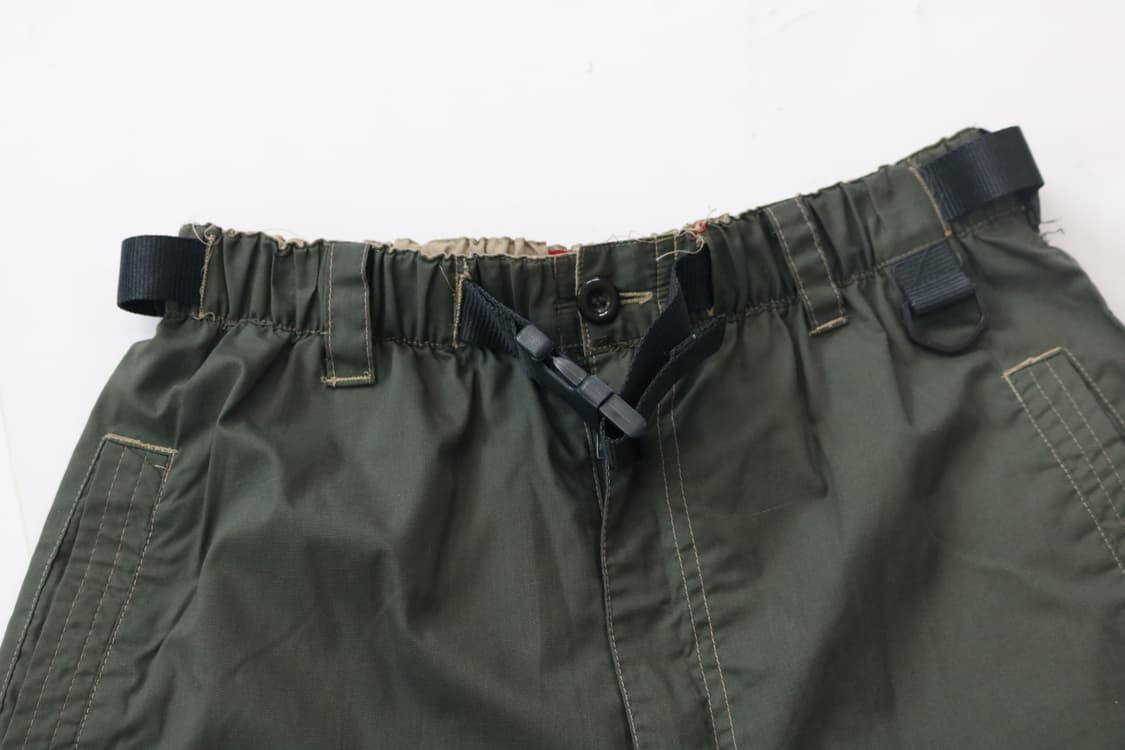 포가티 하우스 빈티지 카키 멀티 포켓 카고 하프팬츠 상품이미지3