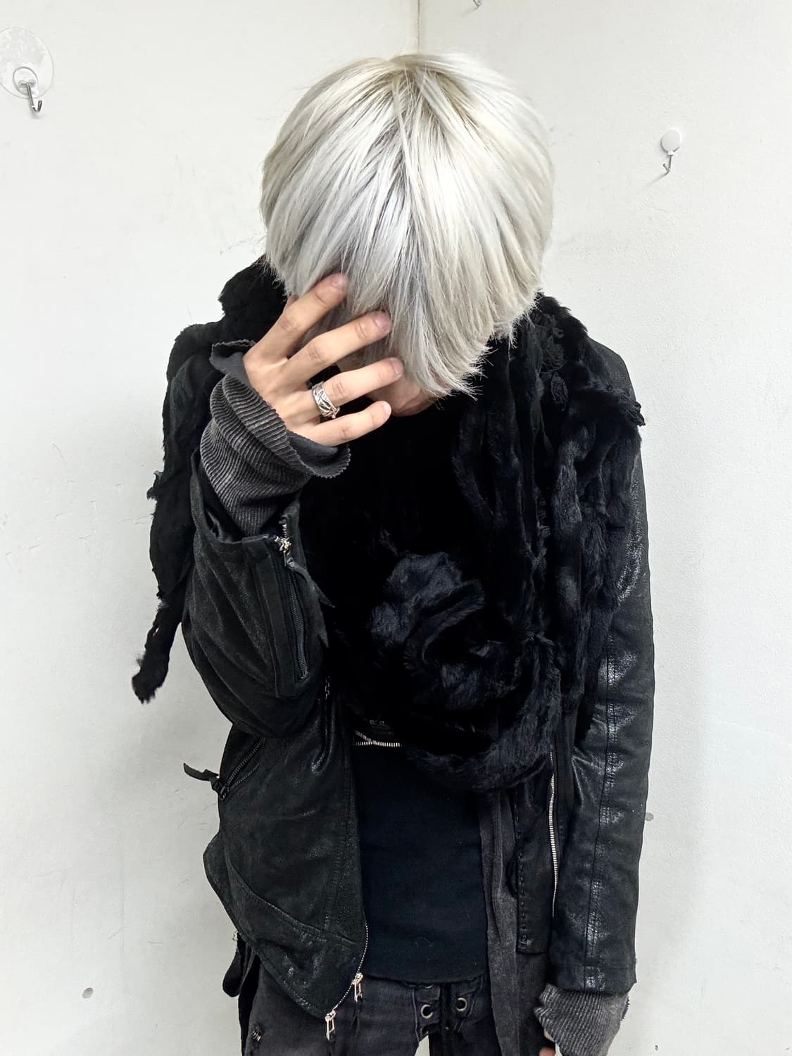 [ANA CAPRI] Rabbit Fur&Silk Acc 상품이미지1