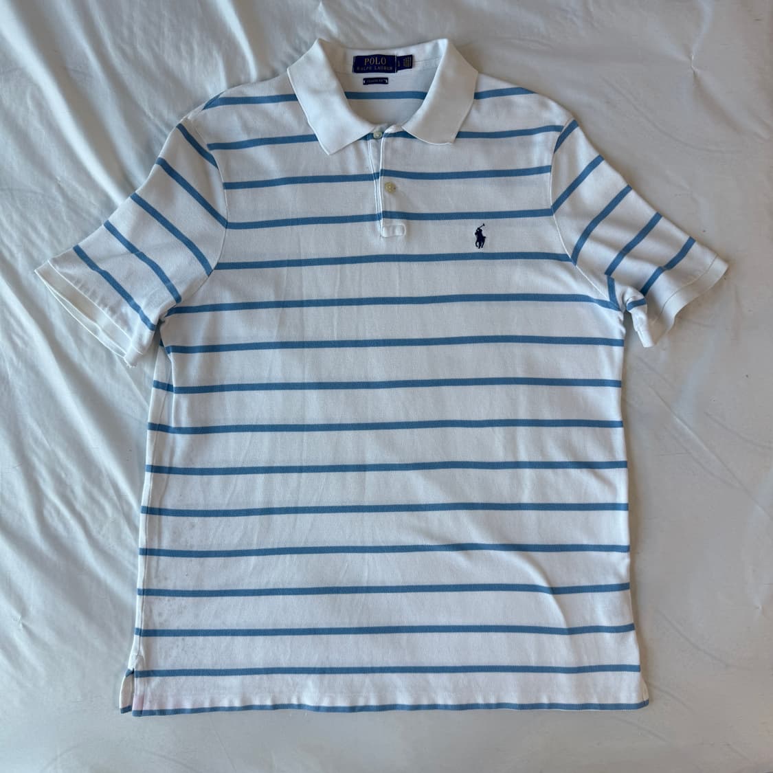 폴로 랄프로렌 스트라이프 반팔카라티 L 상품이미지2