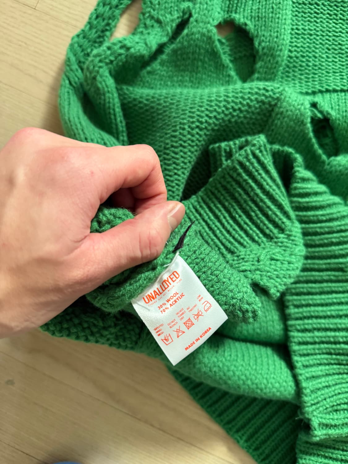 어널로이드 니트조끼 L 상품이미지3