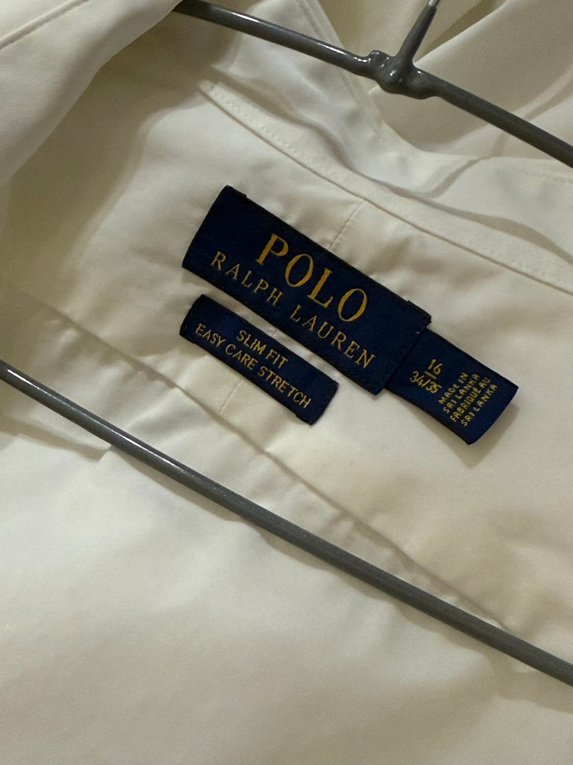 폴로랄프로렌 화이트 슬림핏 이지케어 스트레치 드레스 셔츠 상품이미지6