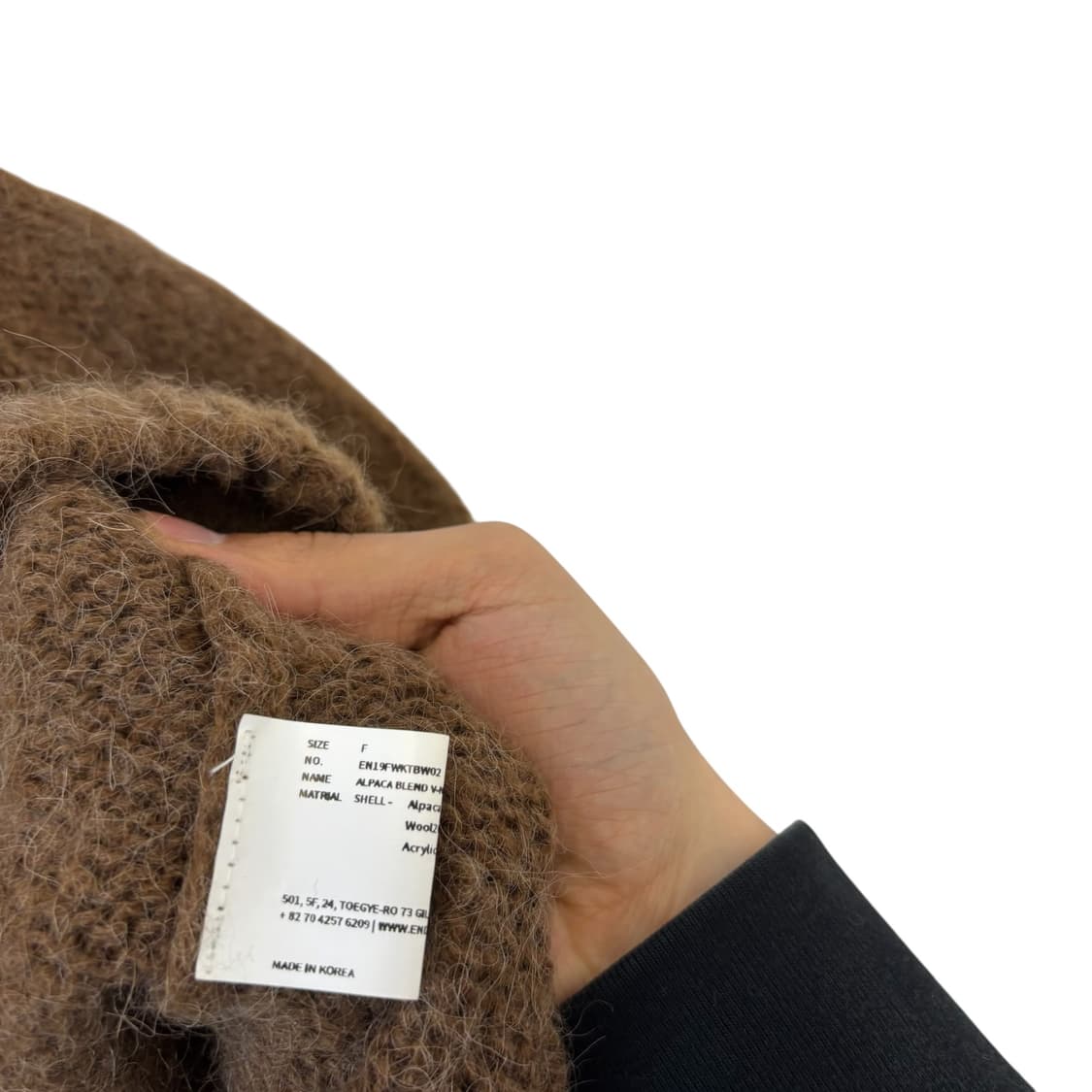 Endot 엔도트 울 알파카 니트 F 상품이미지4