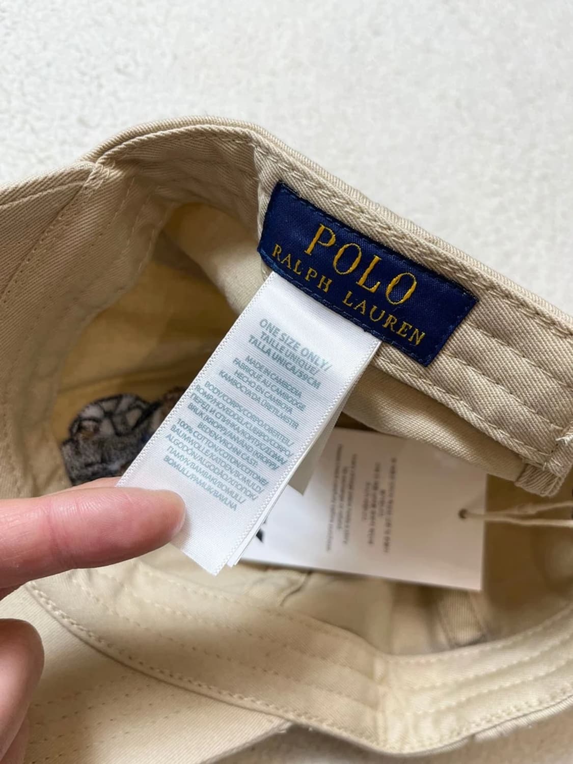 폴로 랄프로렌 베어 자수 로고 볼캡 모자 A1828 상품이미지8