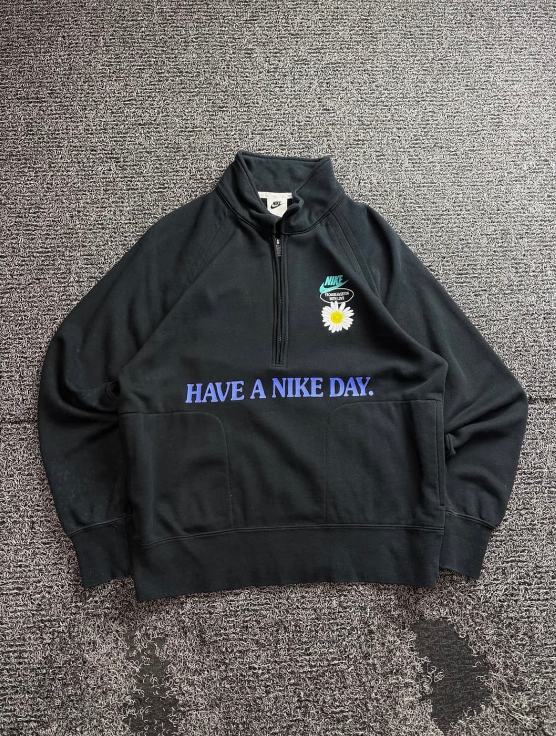나이키 NSW HBR 데이지 로고 하프 집업 스웻셔츠 4178 상품이미지2
