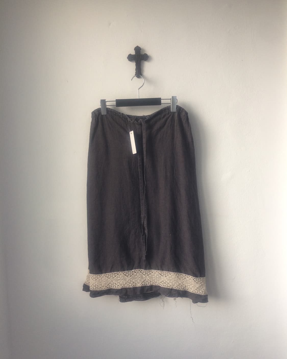 Crochet point tied skirt 상품이미지1