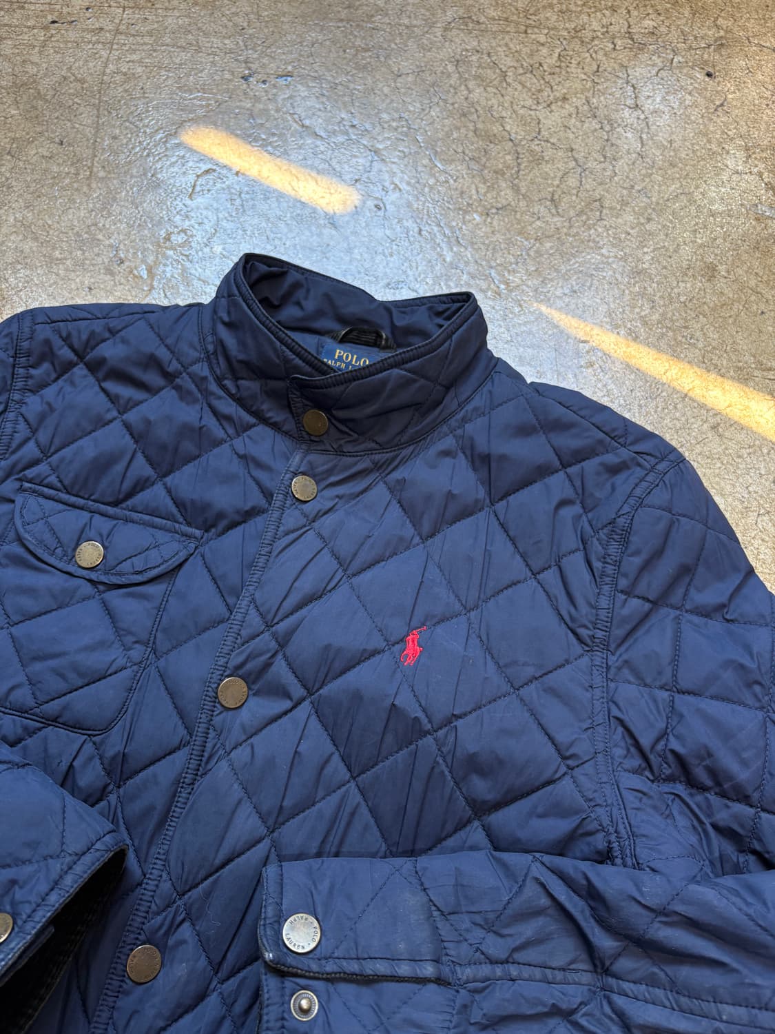 폴로 네이비 퀼팅 자켓 상품이미지2