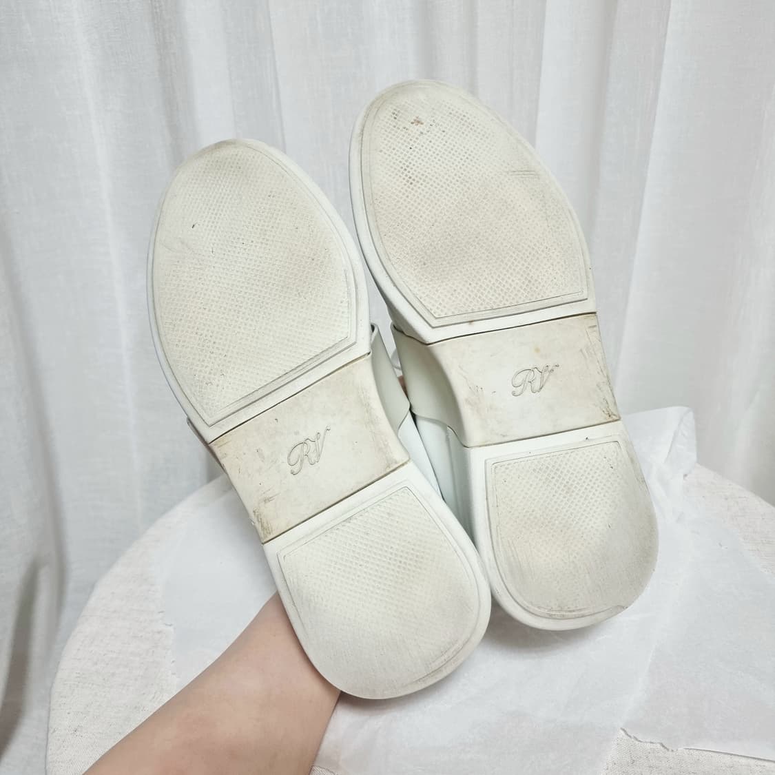 로저비비에 레더 스니커즈 운동화 (240mm/표기37) 상품이미지8