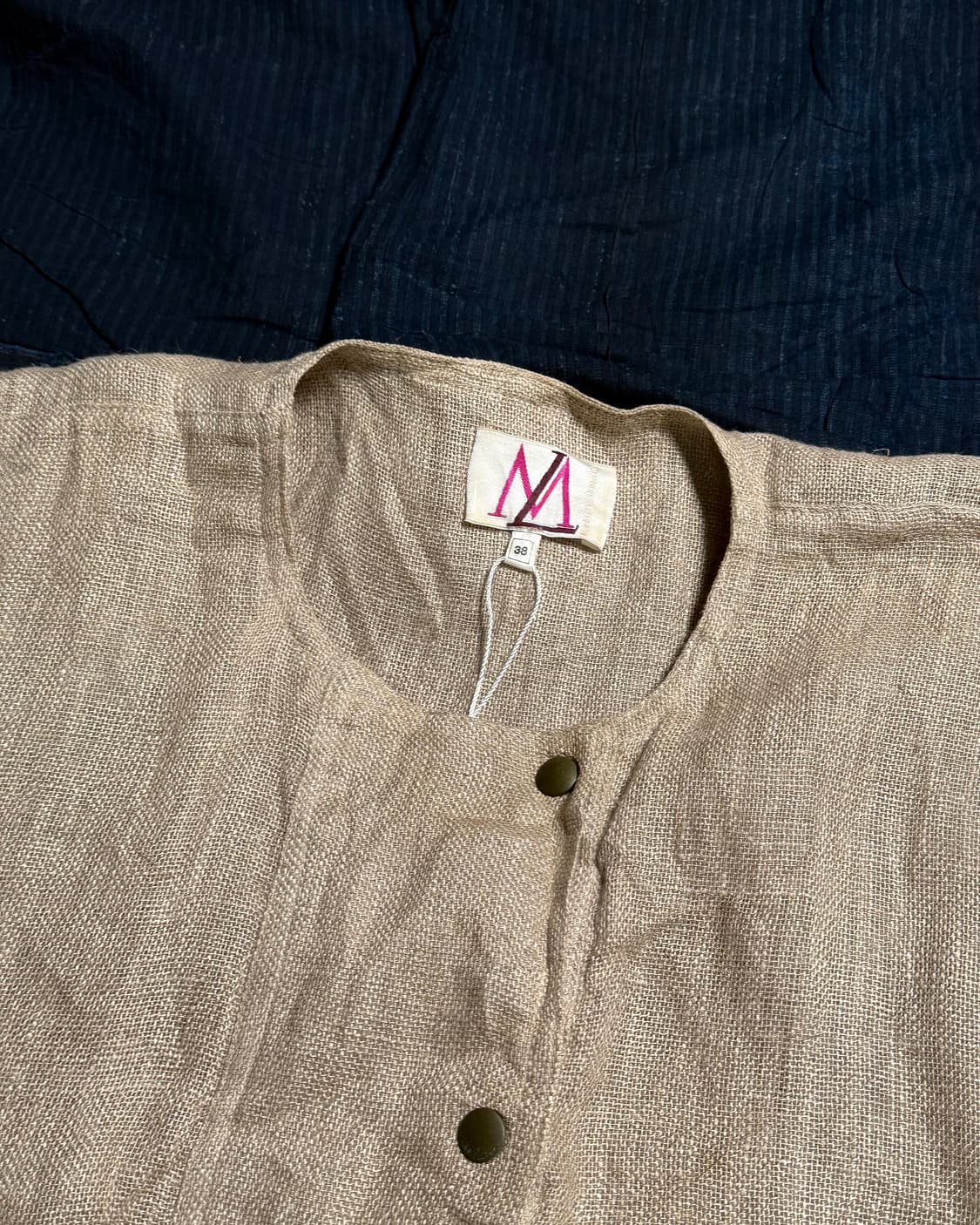 빈티지 린넨 베스트 38 상품이미지2