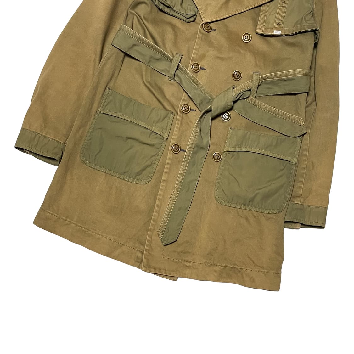 Diesel 디젤 빈티지 워시드 코튼 더블 코트 상품이미지5