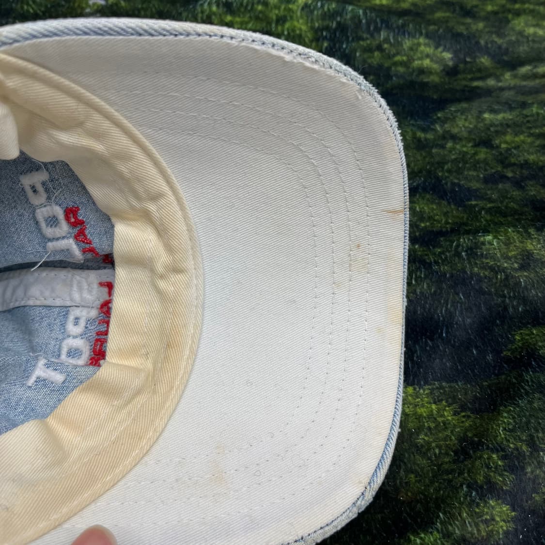 [OS] 폴로 성조기 로고 데님 볼캡 상품이미지8