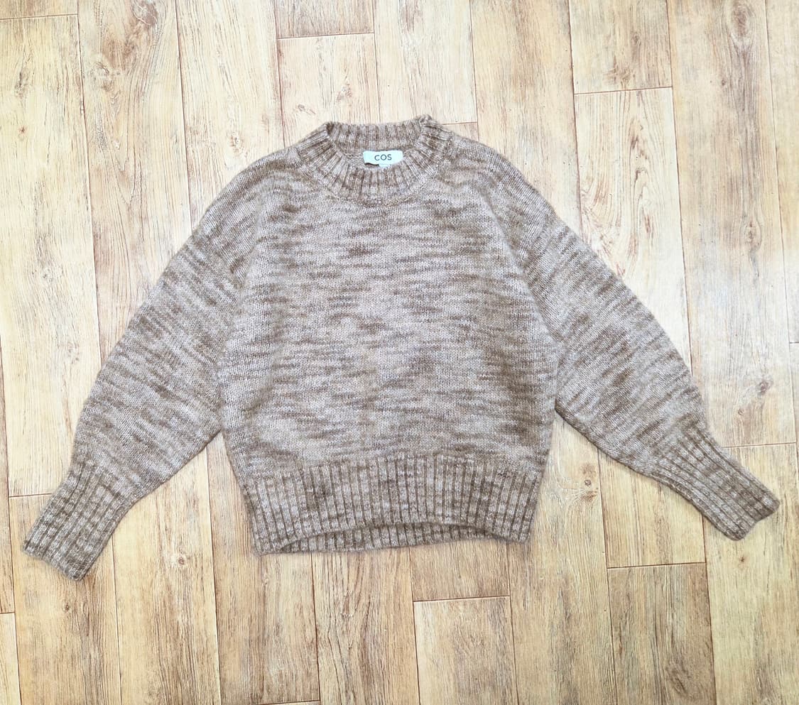 COS 알파카울 루즈핏 크롭니트 44-66 새상품 상품이미지3