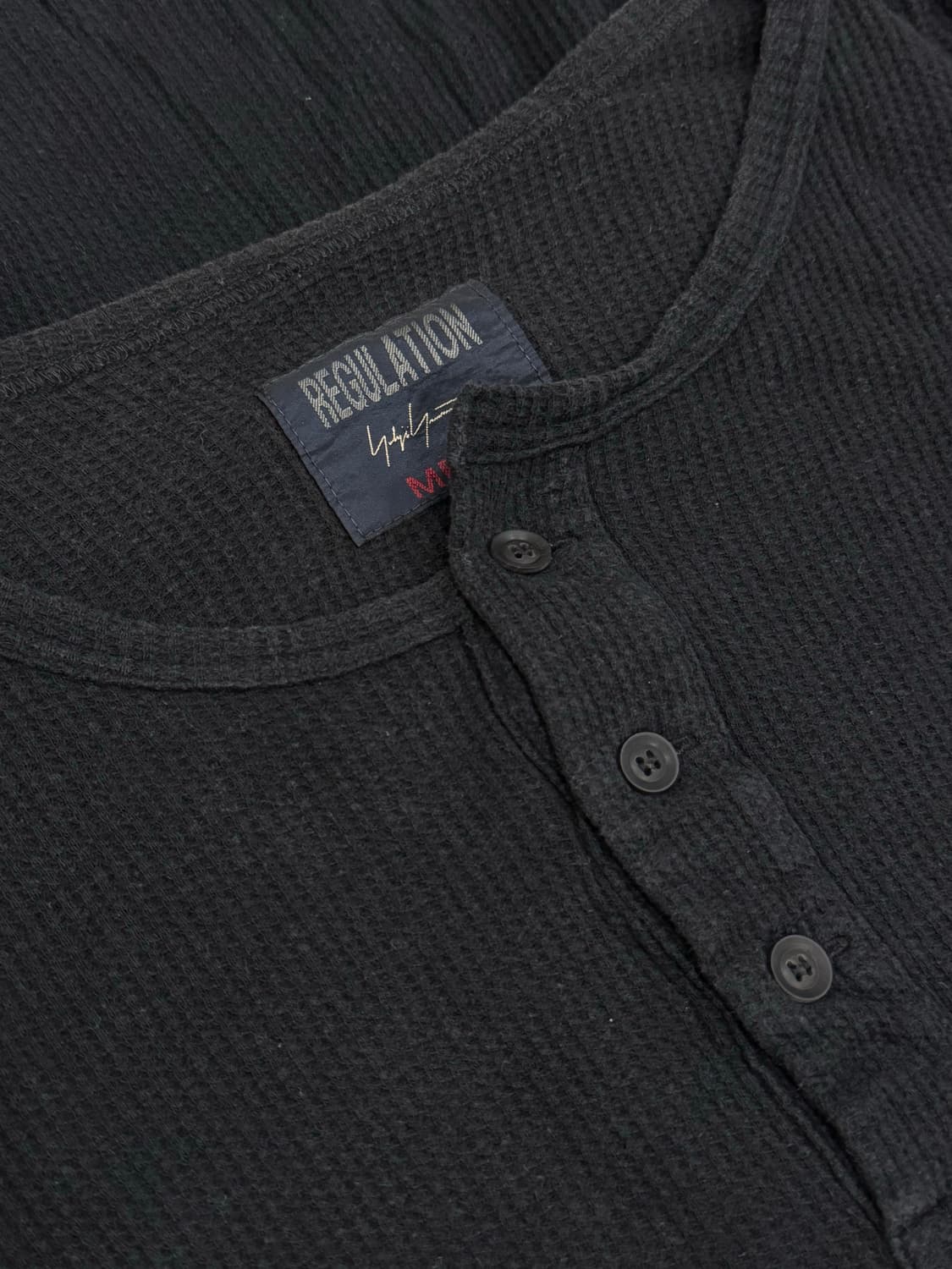 요지야마모토 와플 헨리넥 롱슬리브 상품이미지5