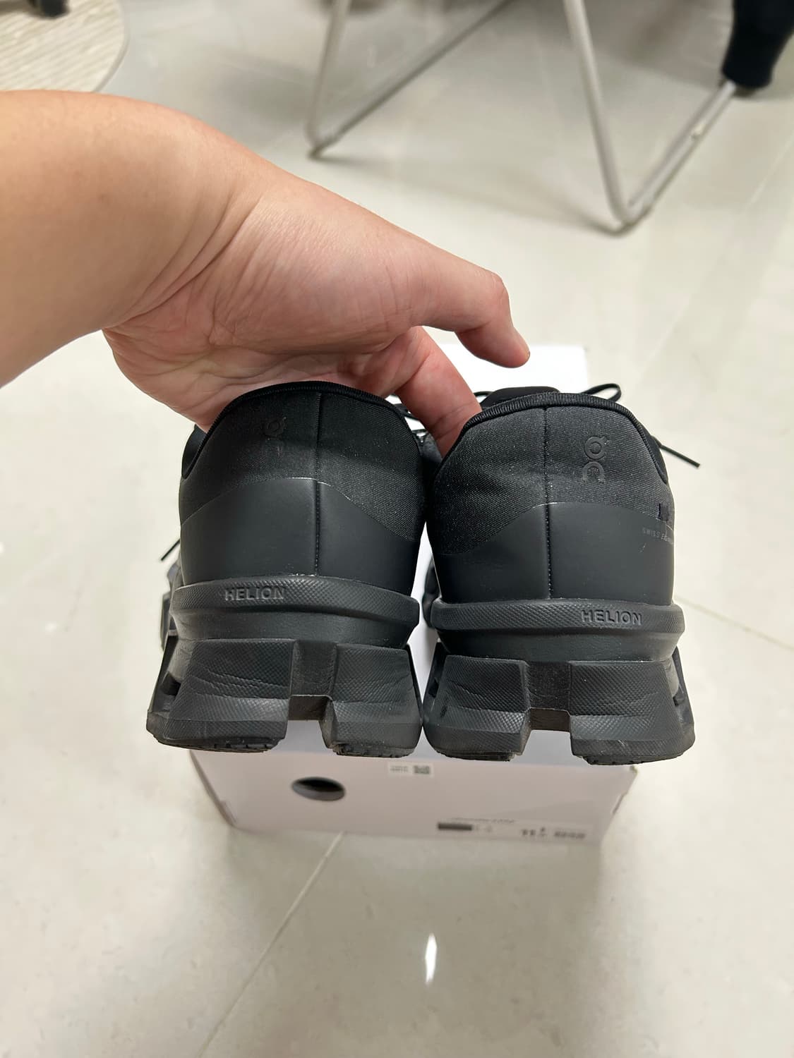 [290] 온러닝 파프 클라우드 몬스터2 블랙 상품이미지6