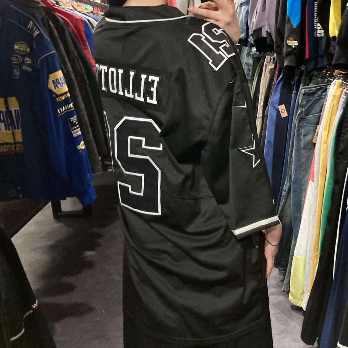 [IM] NFL x NIKE 카우보이즈 엘리엇 NO.21 블랙 져지 상품이미지5