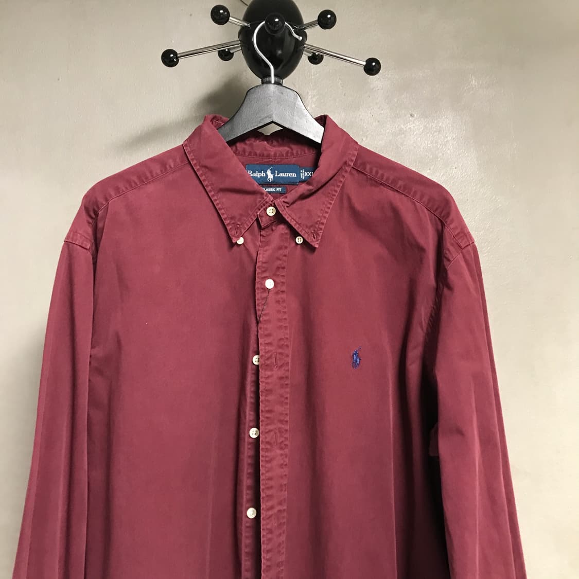 폴로 랄프로렌 레드 셔츠 XXL 상품이미지2