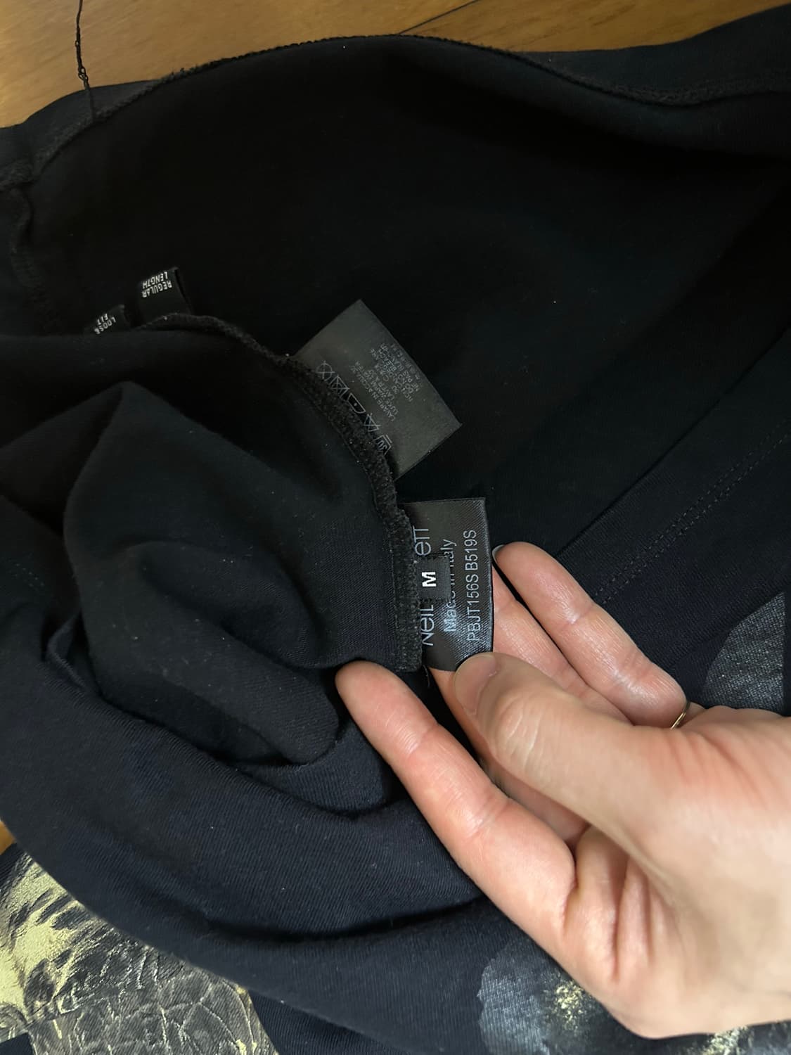 닐바렛 트윈이글 프린팅 반팔 티셔츠 상품이미지4