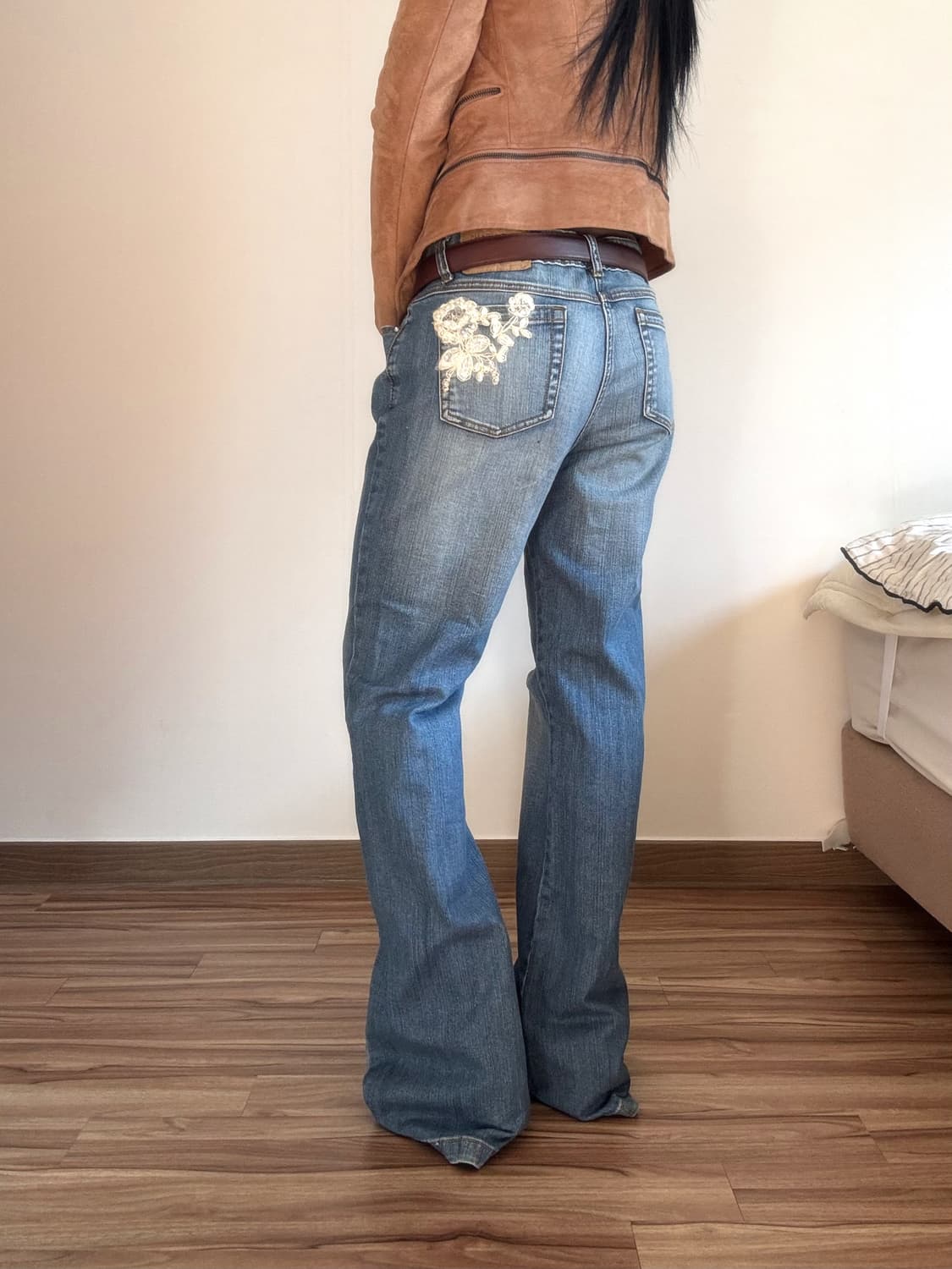 오리엔탈 데님 부츠컷 팬츠 상품이미지5