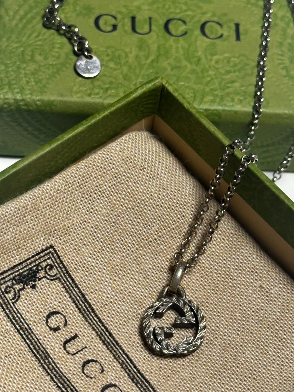 구찌 인터로킹 목걸이 상품이미지7