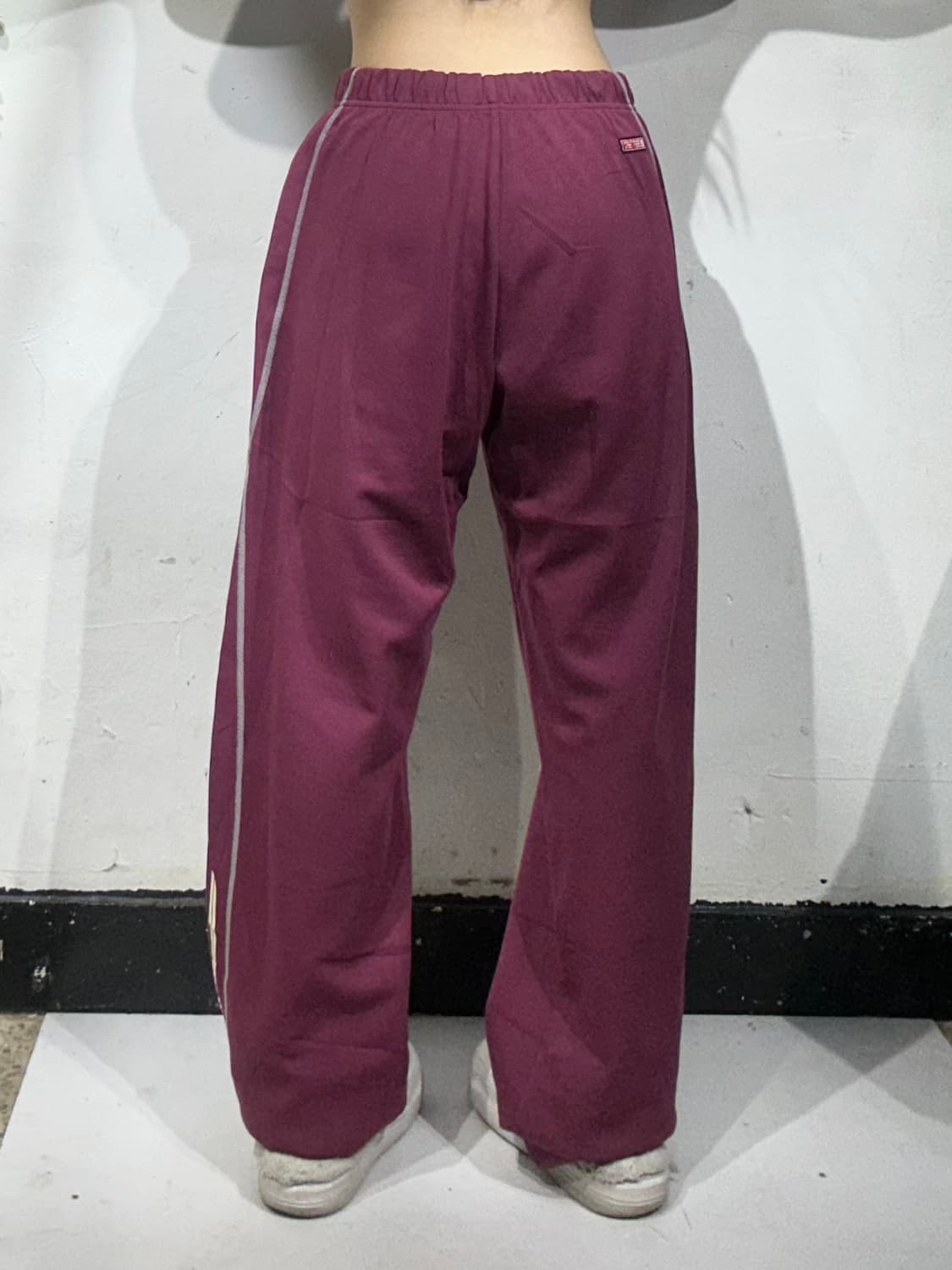 미즈노 버건디 사이드 라인 추리닝 바지 트레이닝 팬츠 L 상품이미지3