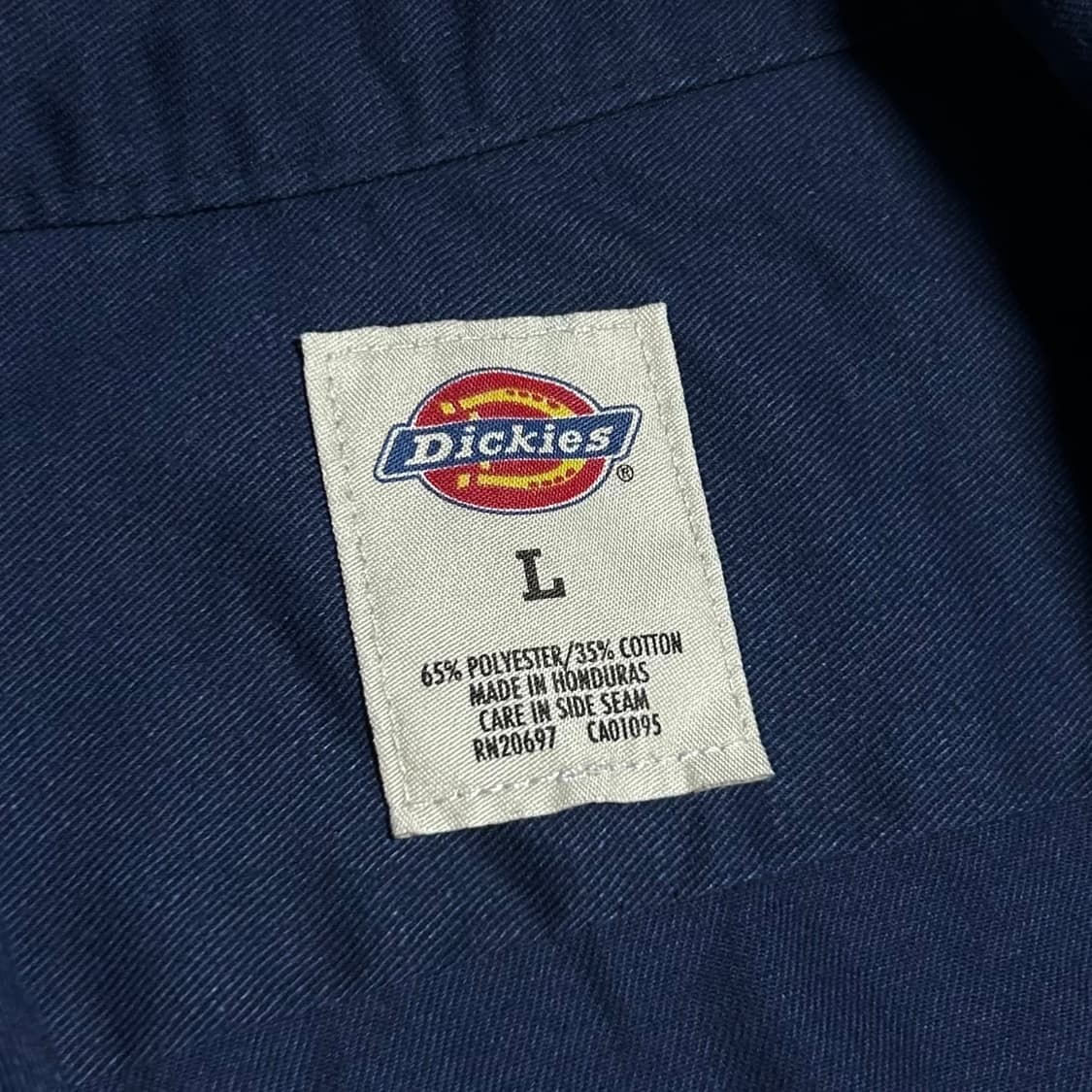 [XL] Dickies 디키즈 네이비 반팔 워크셔츠 상품이미지4