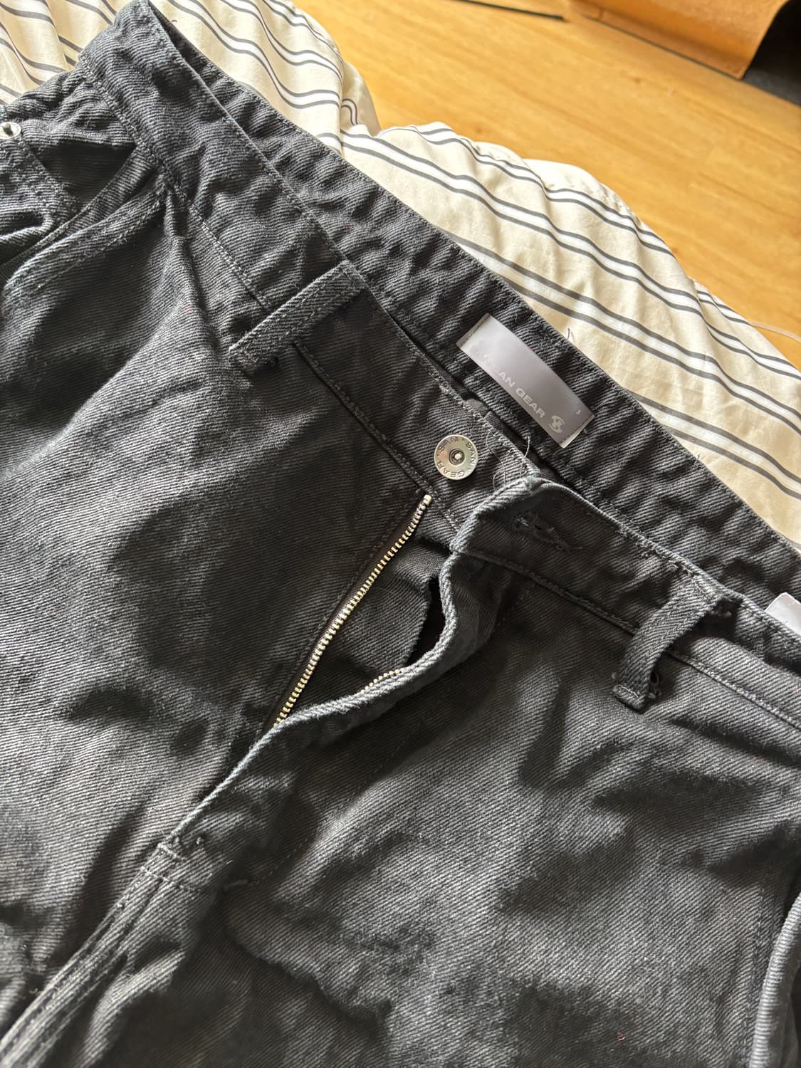 산산기어 COTTON WAVE PANTS [BLACK] 3 size 상품이미지1