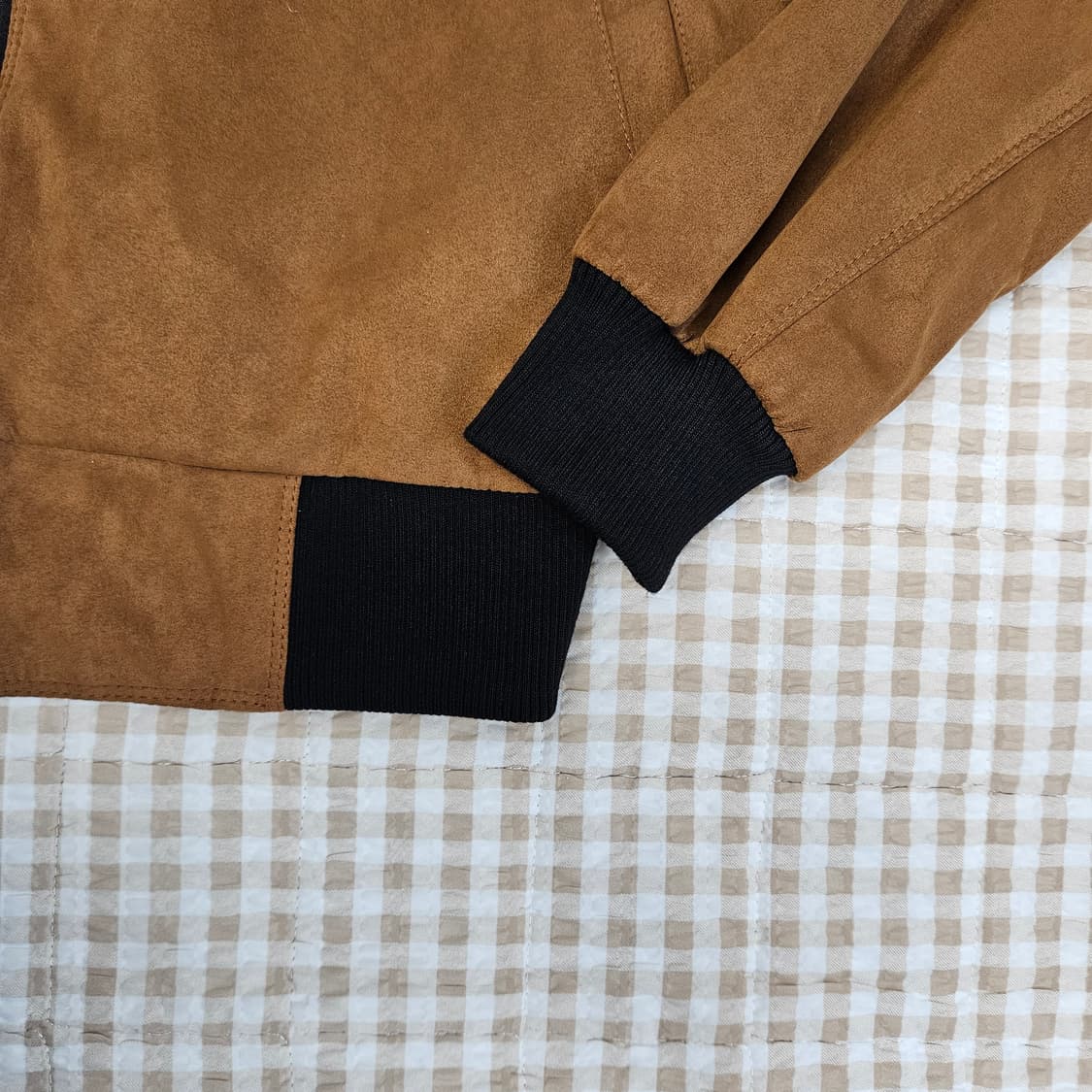 간절기 스웨이드 집업자켓 남자100 상품이미지4